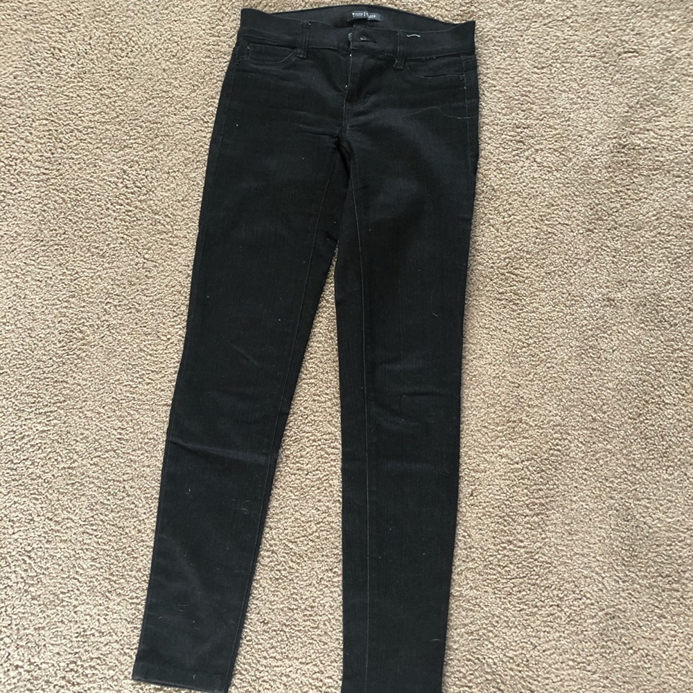 White House Black Market Skinny Leg Black Jeans